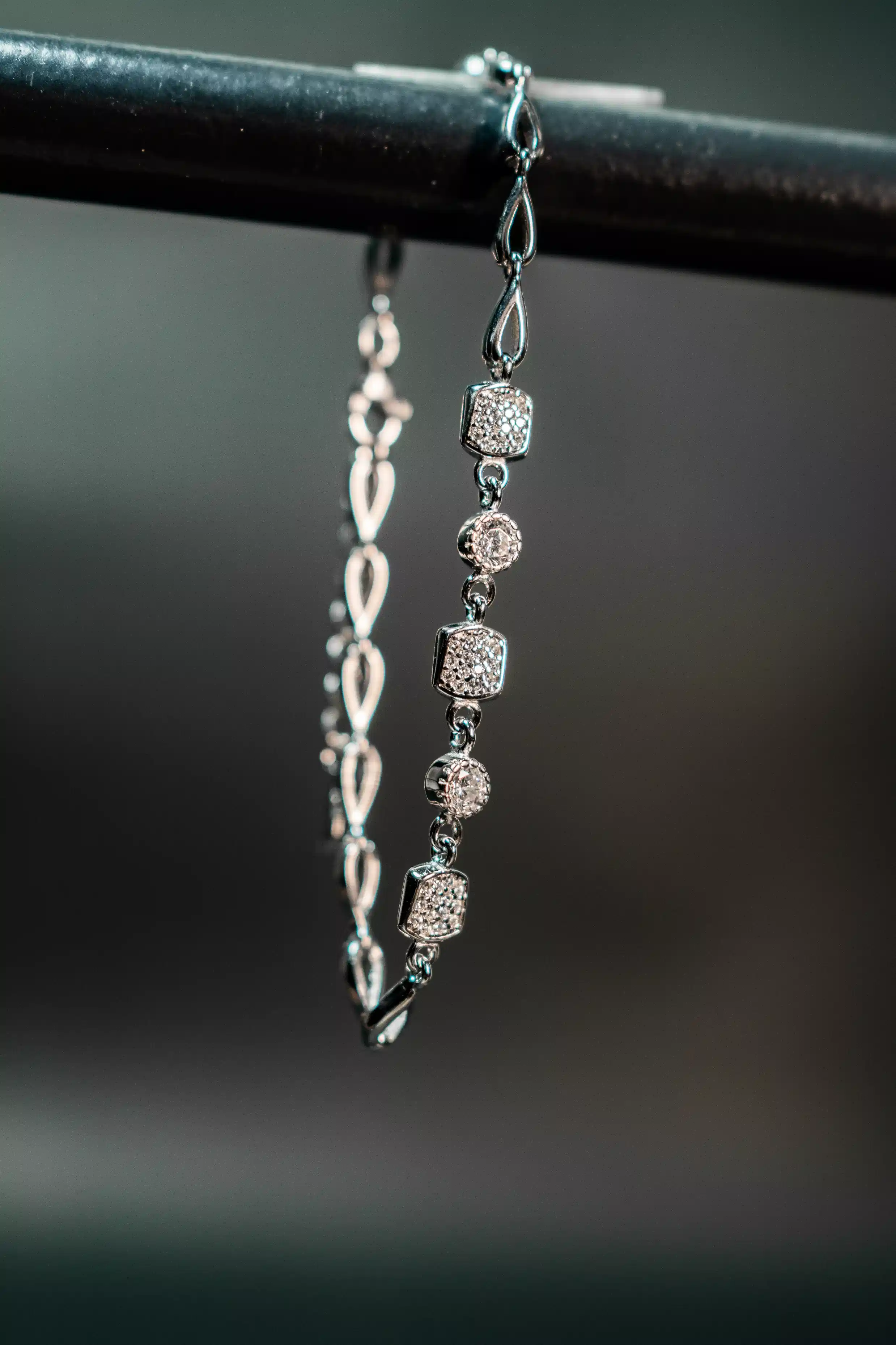 SparkleCube Pure Silver Bracelet